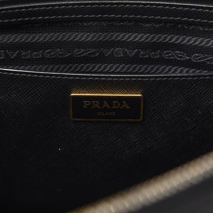 Prada Saffiano Medium Galleria Double Zip Tote Black 8 of 10