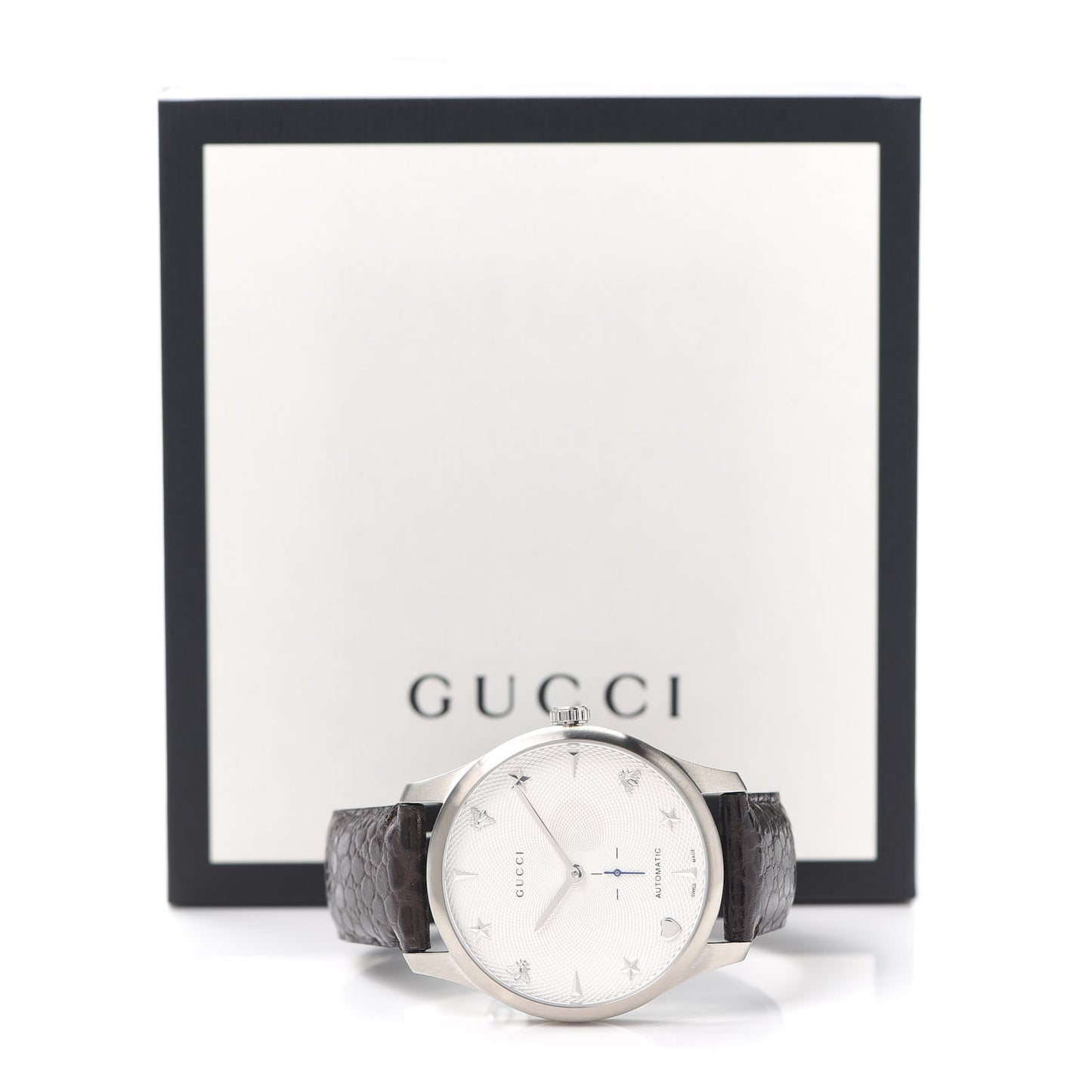 Stainless Steel Alligator 40mm G-Timeless Charm Automatic Watch