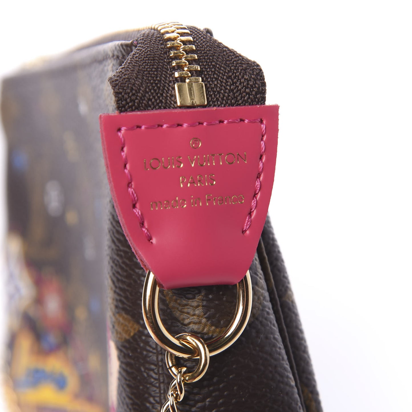 Monogram 2020 Christmas Animation Roller Coaster Mini Pochette Accessories Pivoine