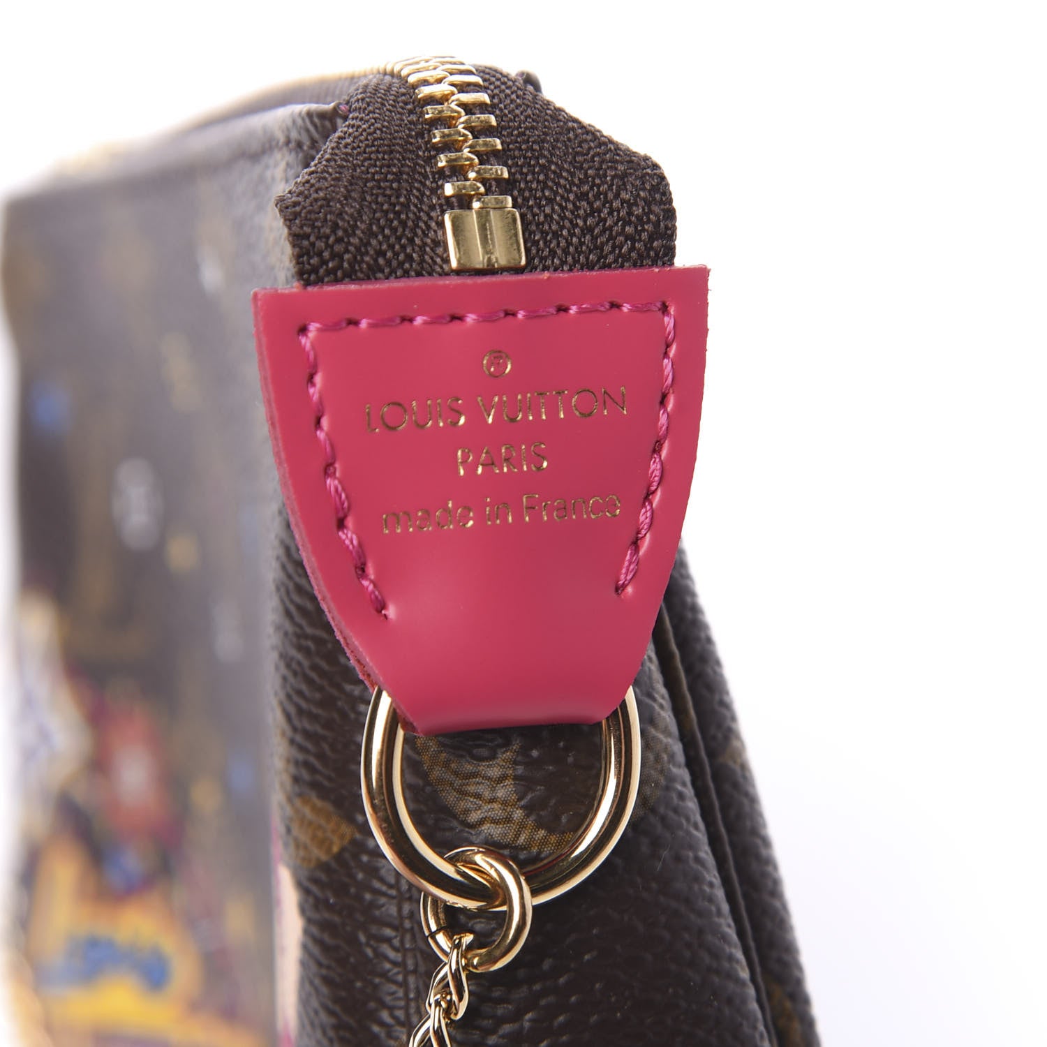 Louis Vuitton Monogram 2020 Christmas Animation Roller Coaster Mini Pochette Accessories Pivoine 7 of 8