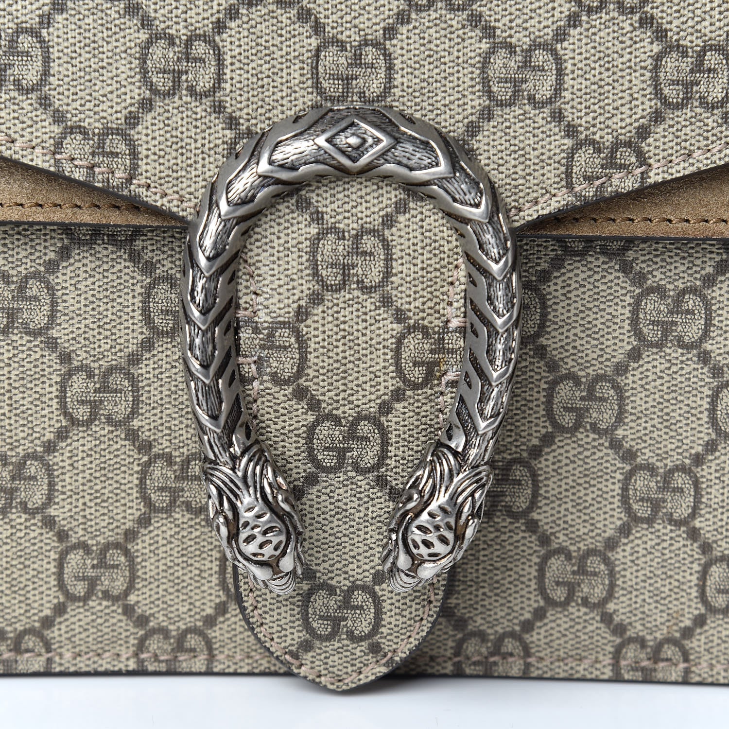 Gucci GG Supreme Monogram Small Dionysus Shoulder Bag Taupe 13 of 15