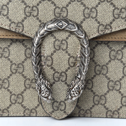 Gucci GG Supreme Monogram Small Dionysus Shoulder Bag Taupe 13 of 15