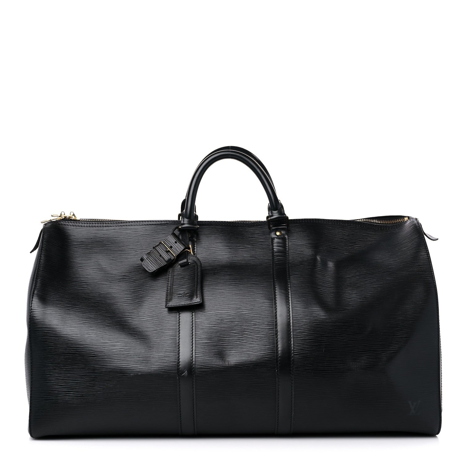 Louis Vuitton Epi Keepall 55 Black 1 of 20