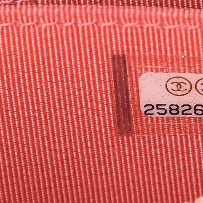 Chanel Caviar Quilted Zip Coin Purse Pink 7 of 8