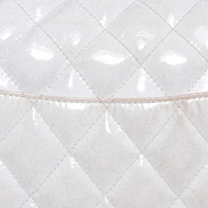 Chanel Patent Quilted Evening Star Jumbo Flap White 8 of 11