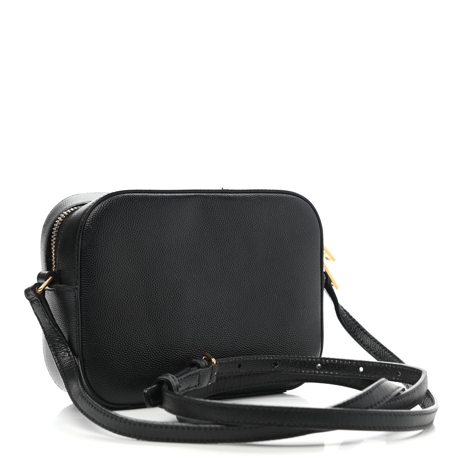 Saint Laurent Grain De Poudre Small Classic Monogram Camera Bag Black 3 of 17