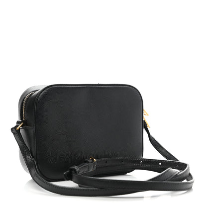 Saint Laurent Grain De Poudre Small Classic Monogram Camera Bag Black 3 of 17