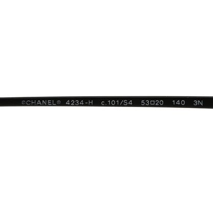 Chanel Pearl Round Sunglasses 4234-H Black 5 of 9