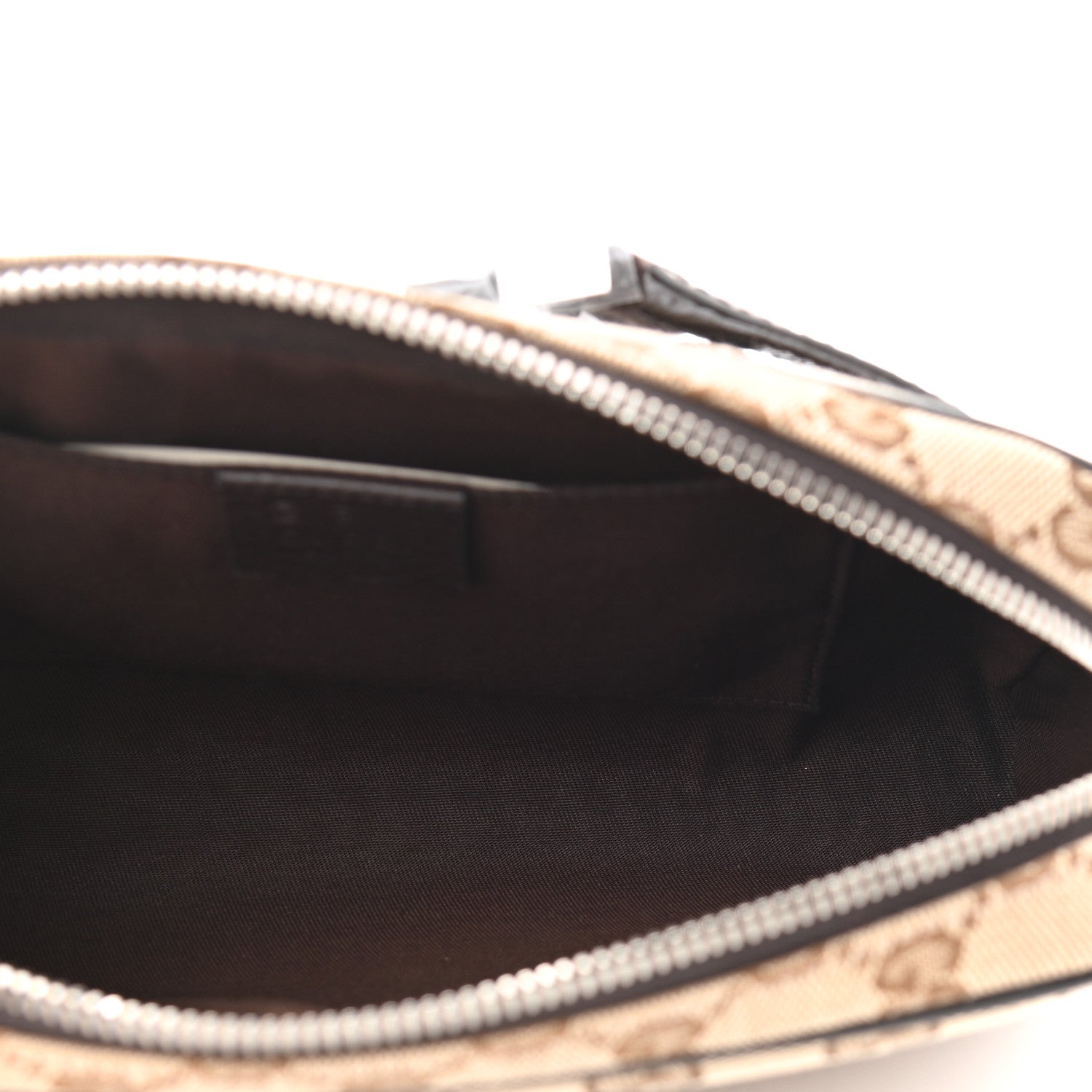 Gucci Monogram Belt Bag Dark Brown 5 of 10