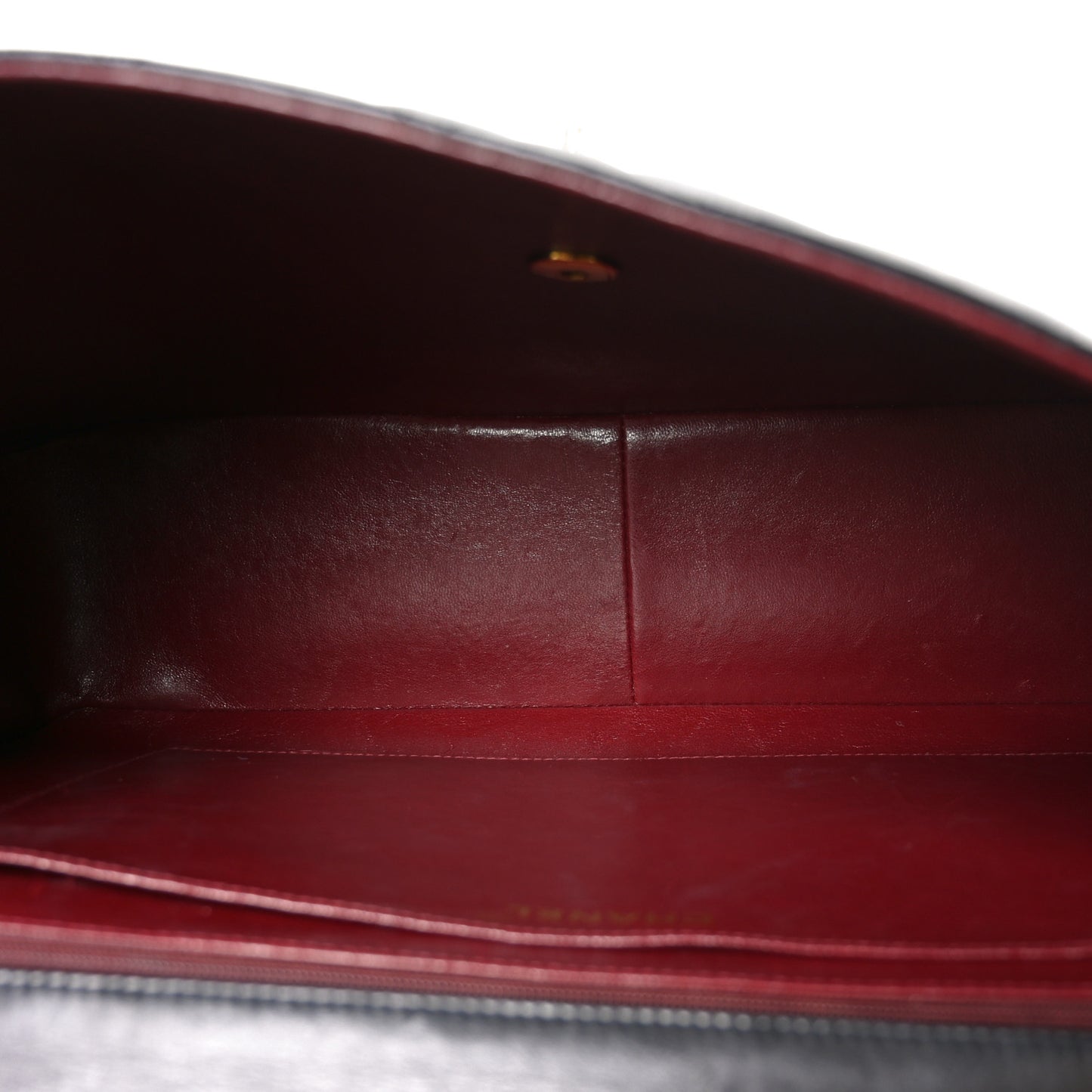 Lambskin Quilted XL Jumbo Single Flap Black