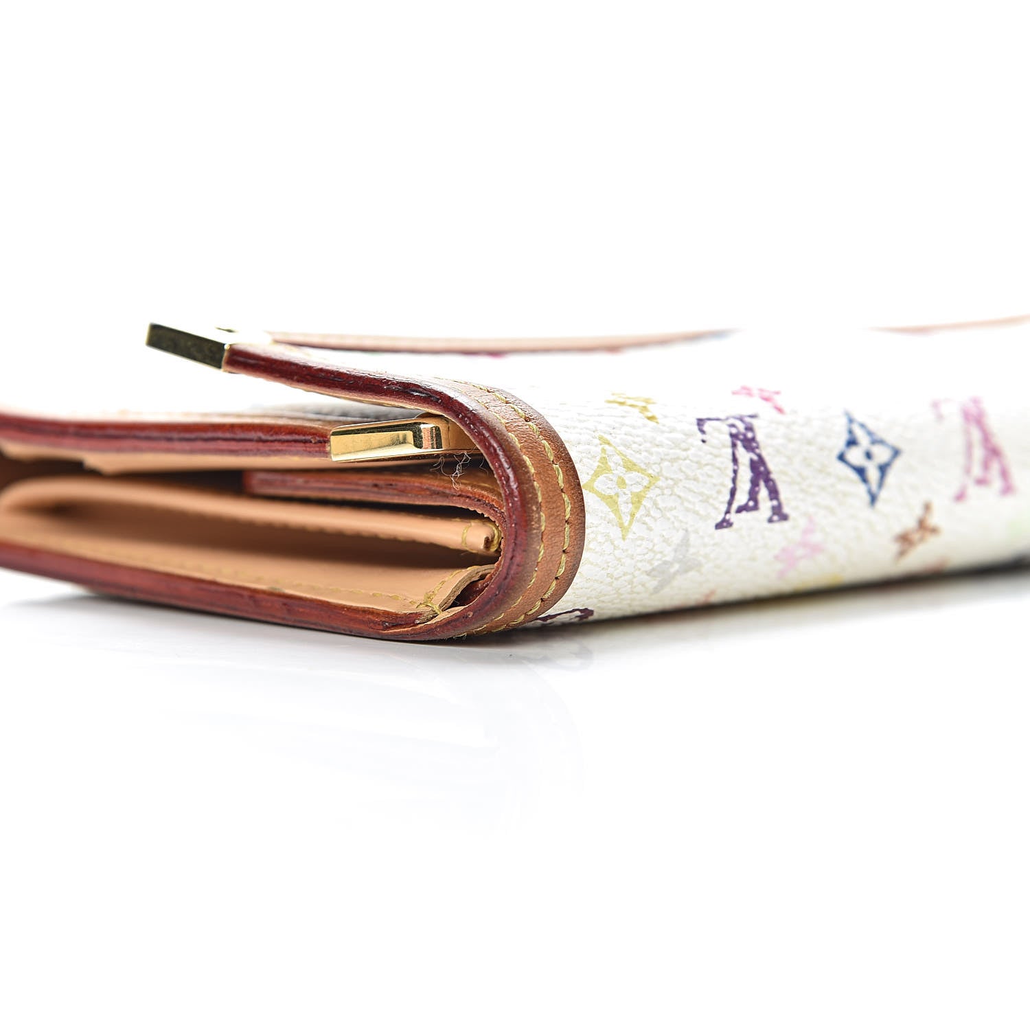 Louis Vuitton Monogram Multicolor Porte Tresor International Wallet White 14 of 18