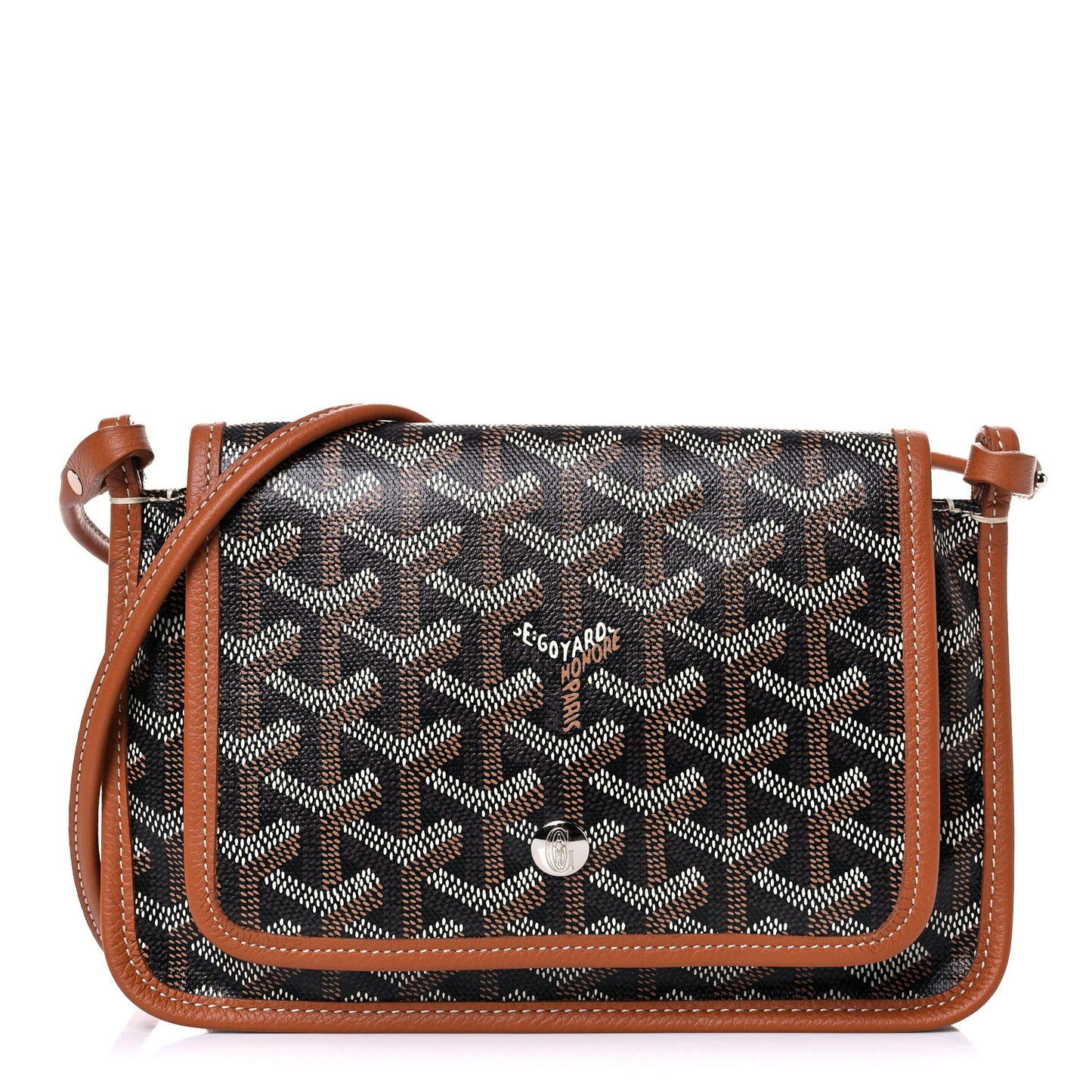 Goyardine Plumet Wallet Clutch Black Gold