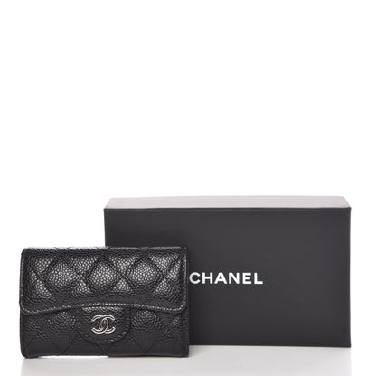 Chanel Caviar Quilted Flap Card Holder Black 11 of 11