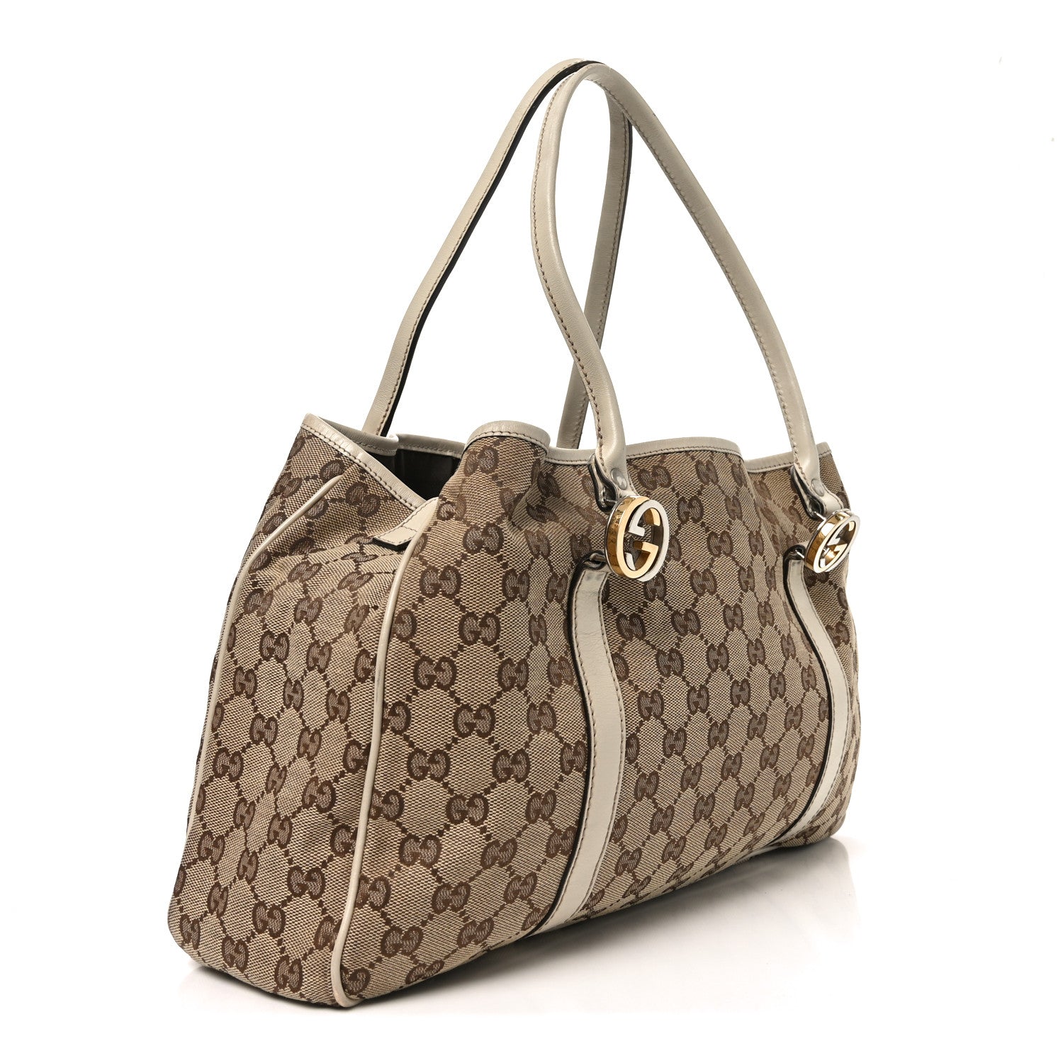 Gucci Monogram Medium Twins Tote  Off White 3 of 11