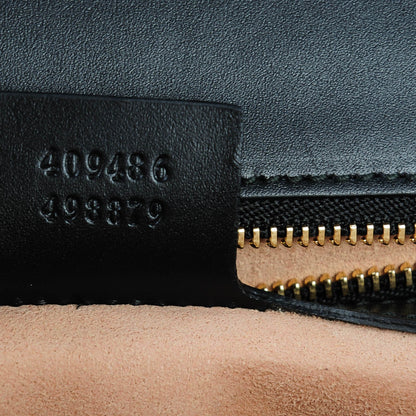 Gucci Guccissima Medium Padlock Shoulder Bag Black 7 of 7