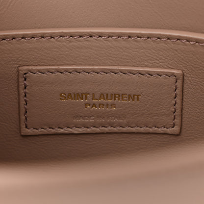 Saint Laurent Smooth Calfskin Small Manhattan Shoulder Bag Rosy Sand 6 of 11