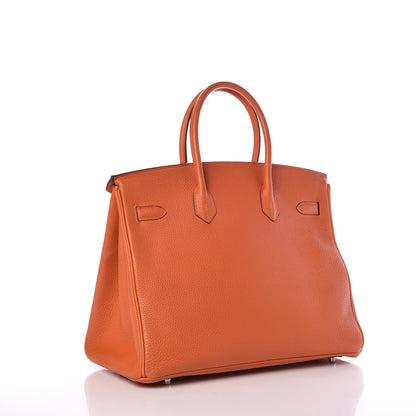 Hermes Togo Birkin 35 Orange 3 of 42