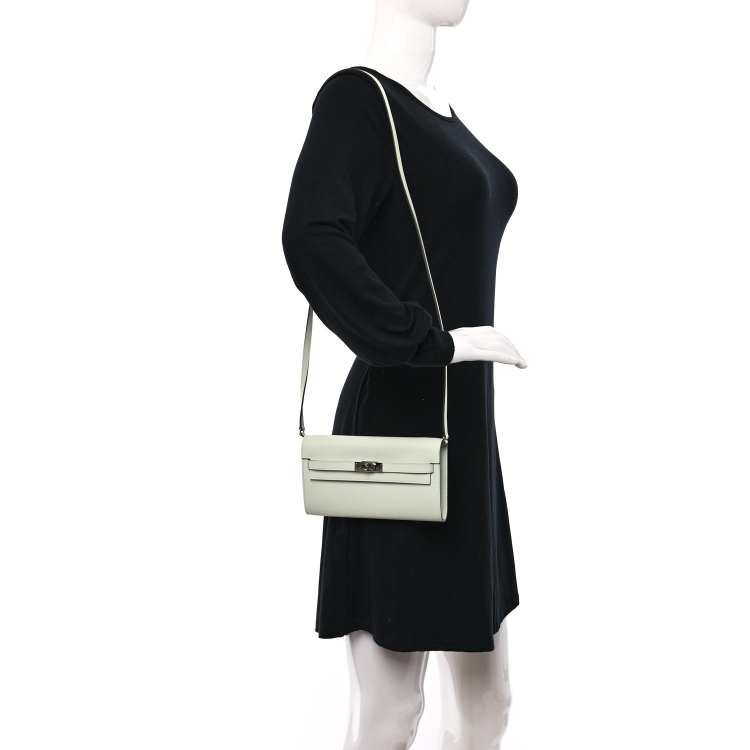 Hermes Epsom Kelly Wallet To Go Vert Fizz 2 of 9