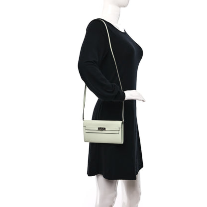 Hermes Epsom Kelly Wallet To Go Vert Fizz 2 of 9