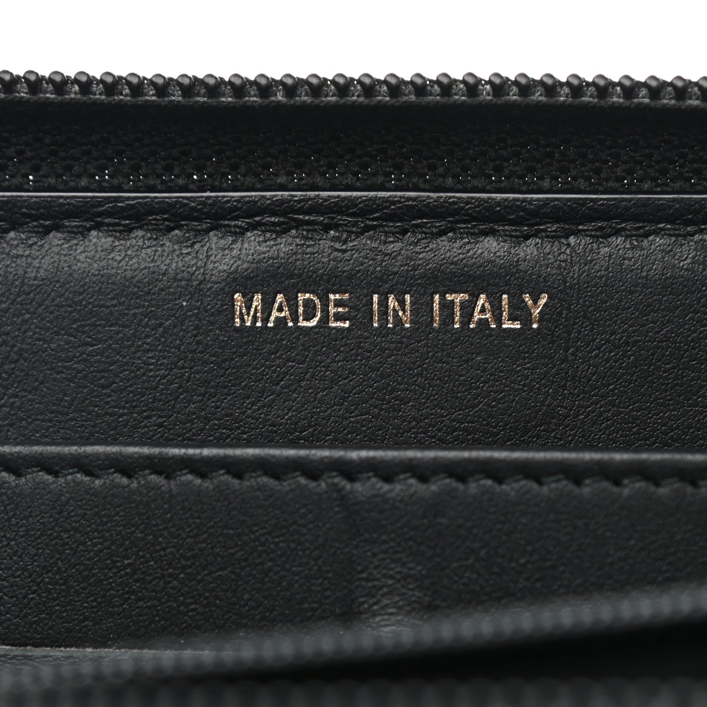 Caviar Quilted Boy Long Zip Around Wallet Black
