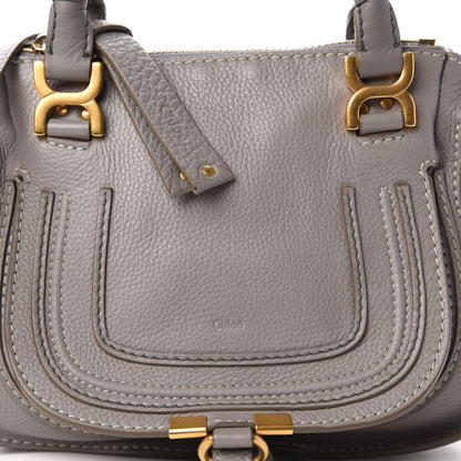 Chloe Calfskin Baby Marcie Satchel Cashmere Grey 9 of 9