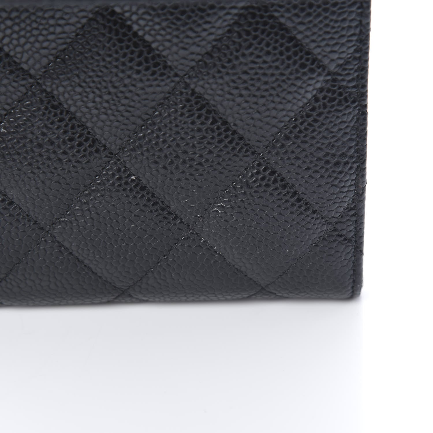 Chanel Caviar Quilted Large Flap Wallet Black 9 of 9