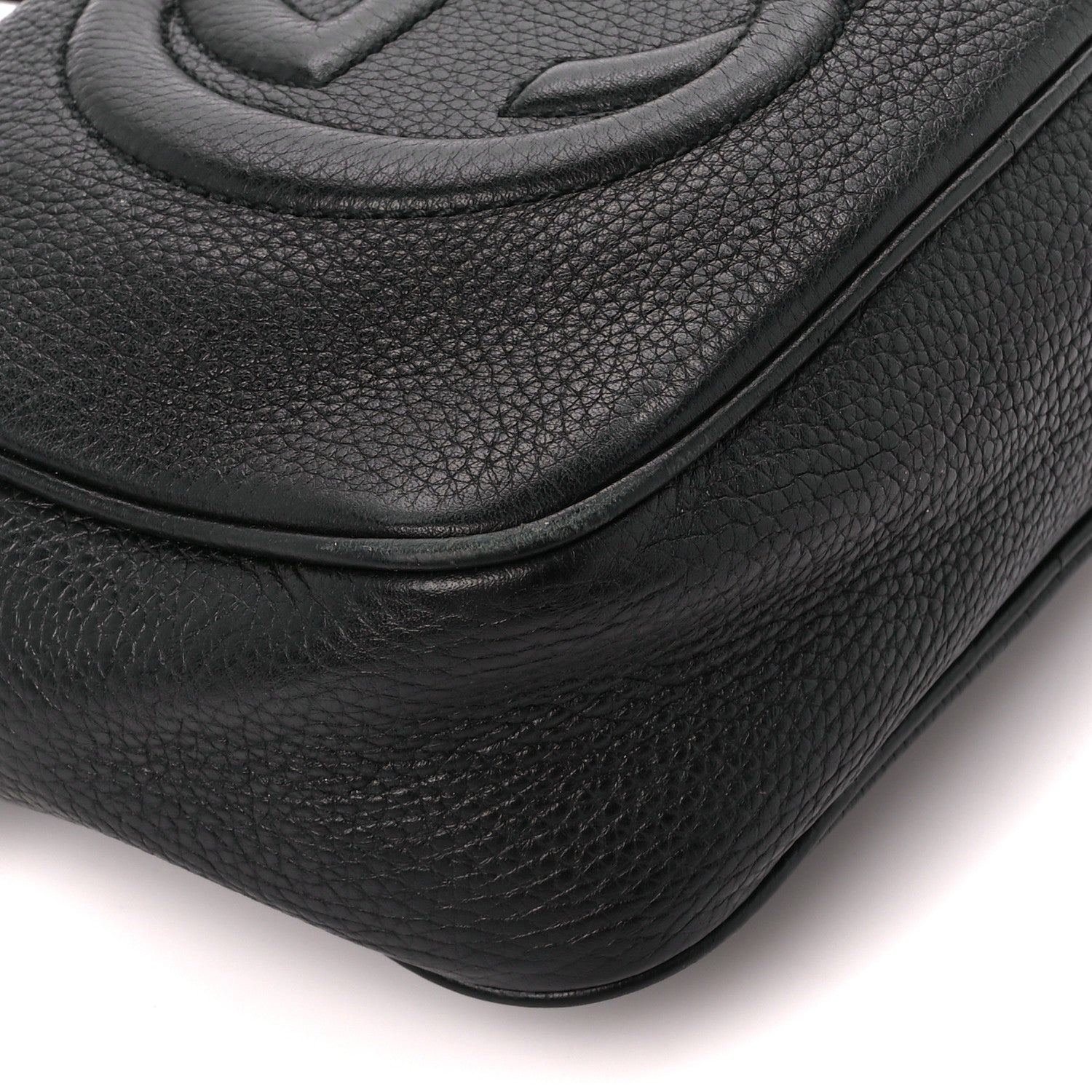 Gucci Pebbled Calfskin Small Soho Disco Bag Black 10 of 11