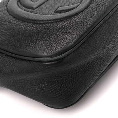 Gucci Pebbled Calfskin Small Soho Disco Bag Black 10 of 11
