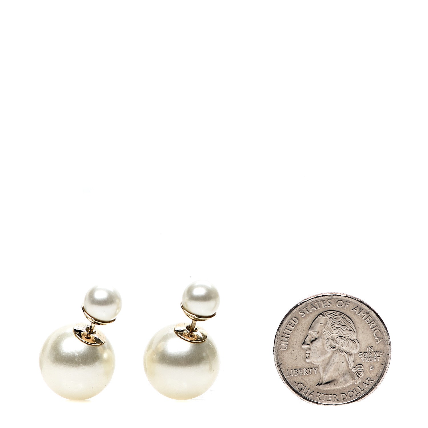 Christian Dior Pearl Mise En Dior Tribal Earrings 2 of 3
