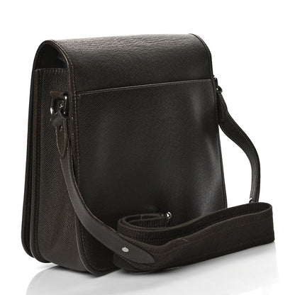 Louis Vuitton Taiga Andrei Messenger Bag Grizzli 3 of 11