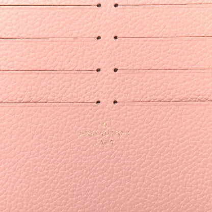Louis Vuitton Calfskin Felicie Card Holder Insert Rose Poudre 6 of 6