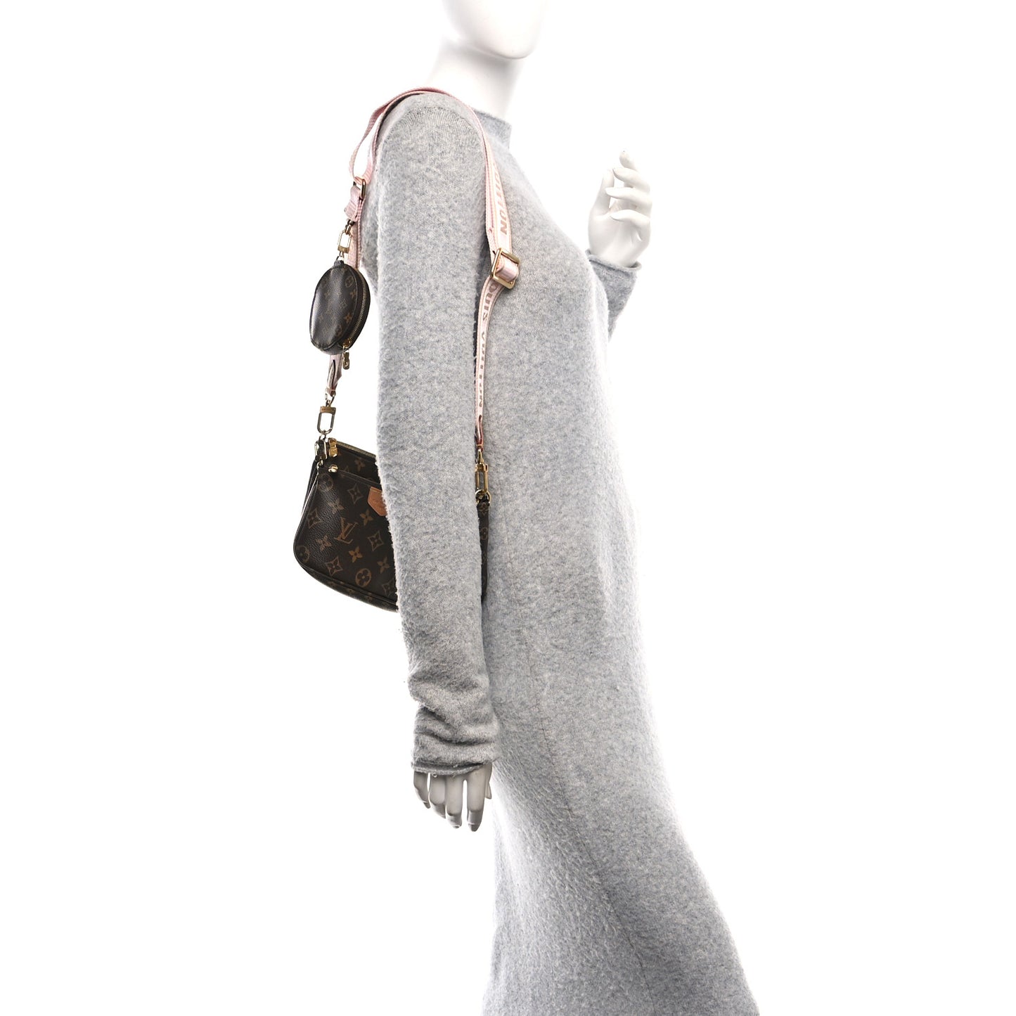 Monogram Multi Pochette Accessories Rose Clair