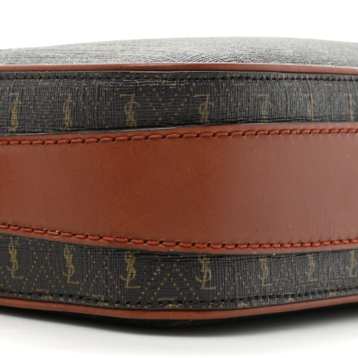 Canvas Smooth Calfskin Le Monogramme Camera Bag Chestnut