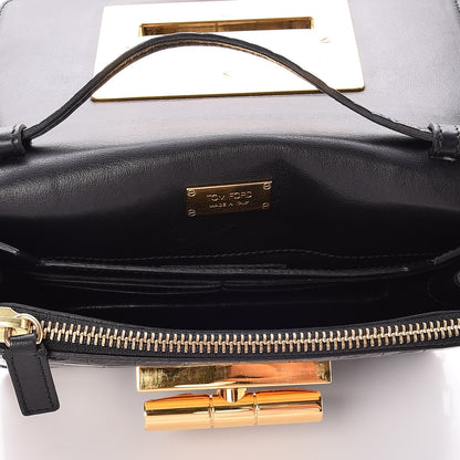 Tom Ford Alligator Natalia Chain Bag Black 5 of 8