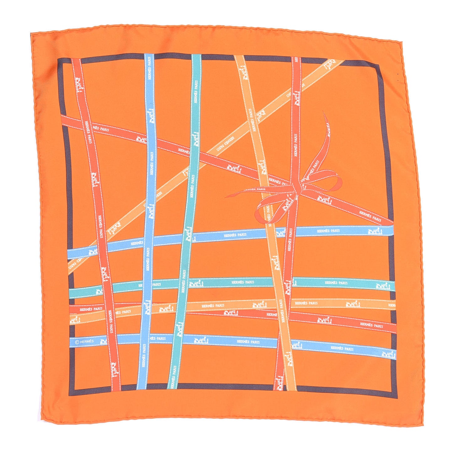 Silk Bolduc Pocket Square Scarf