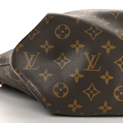 Louis Vuitton Monogram Flower Zipped Tote MM Black 7 of 8