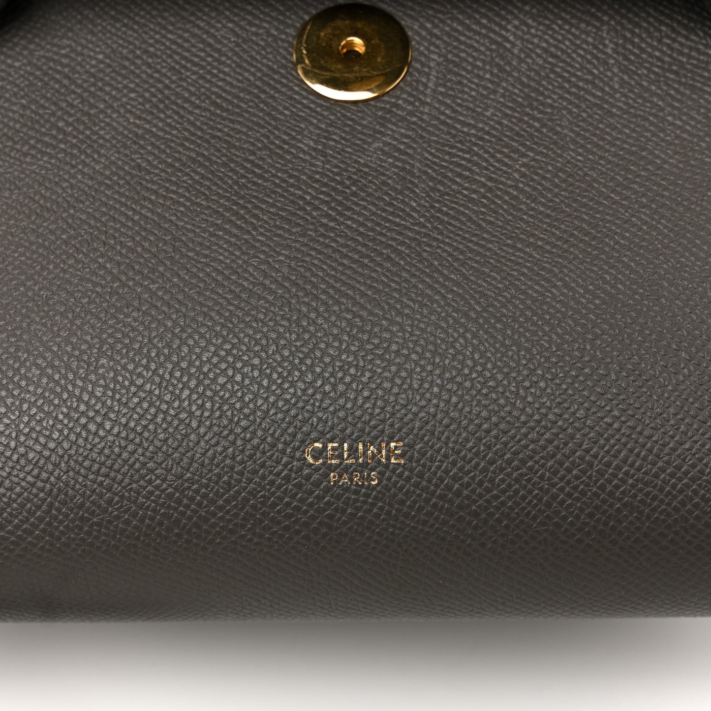 Grained Calfskin Nano Belt Bag Grey