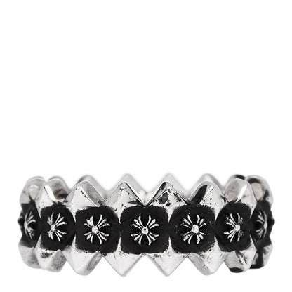 Chrome Hearts Sterling Silver CH Plus Punk Band Ring 60 9 1 of 5