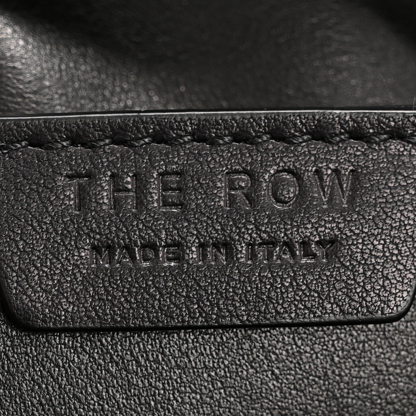 Polished Saddle Calfskin Mira Clutch Black