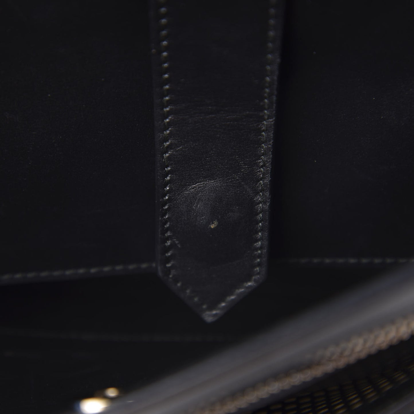 Lambskin Perforated Medium PS1 Satchel Black