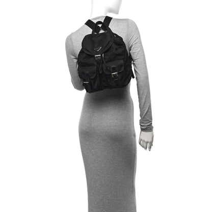Prada Tessuto Nylon Vela Small Backpack Black 2 of 11