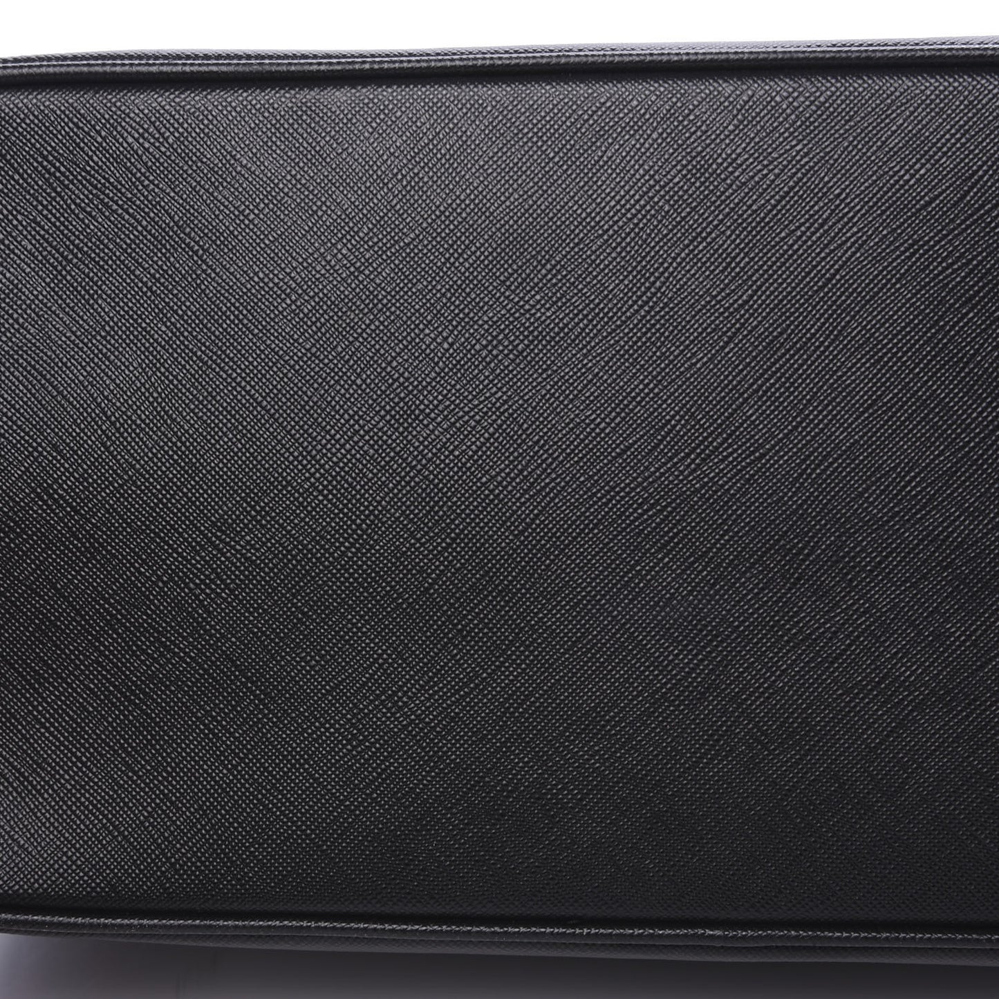 Saffiano Medium Galleria Double Zip Tote Black