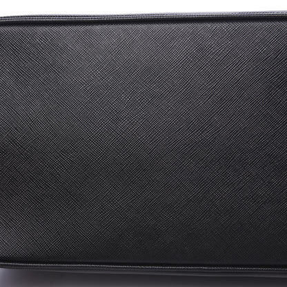 Prada Saffiano Medium Galleria Double Zip Tote Black 8 of 10