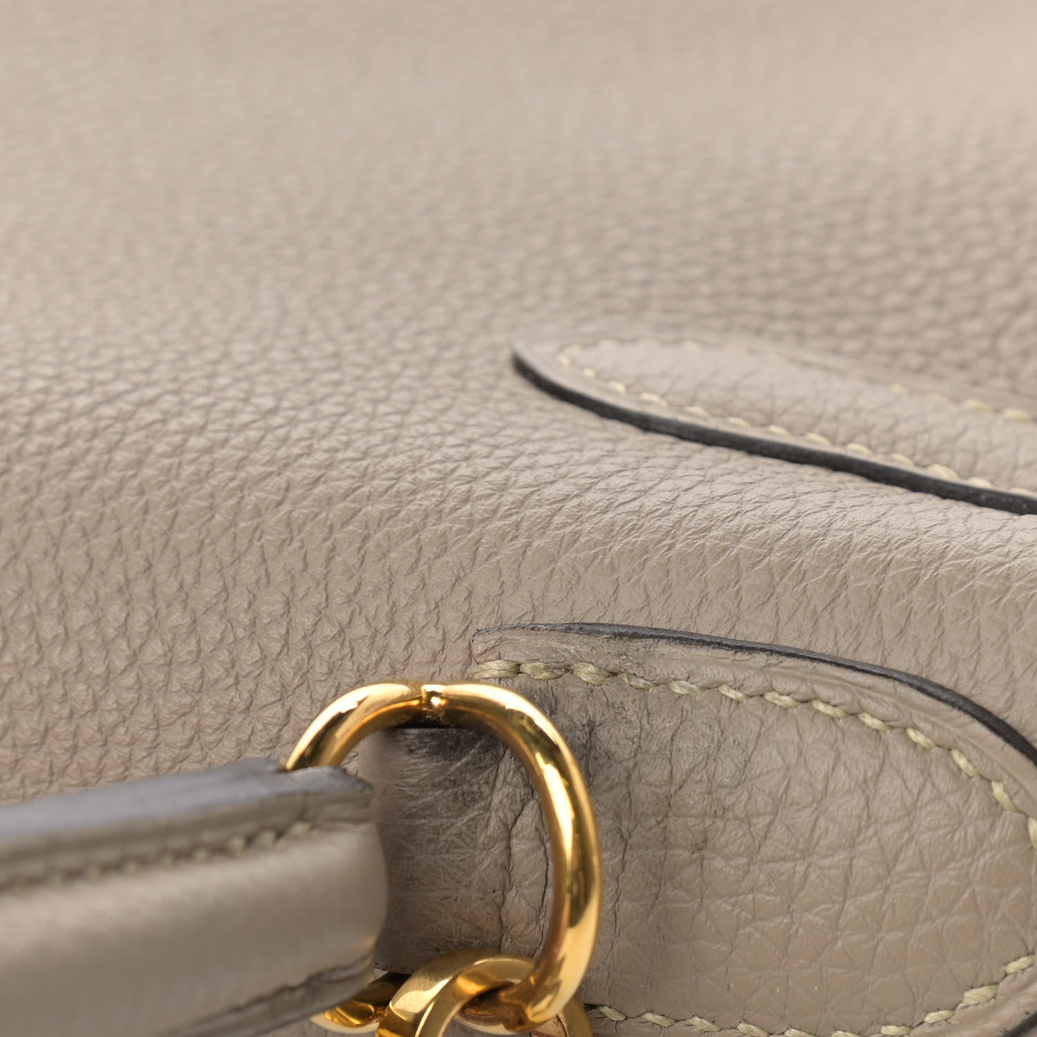 Hermes Togo Kelly Retourne 28 Gris Tourterelle 17 of 18