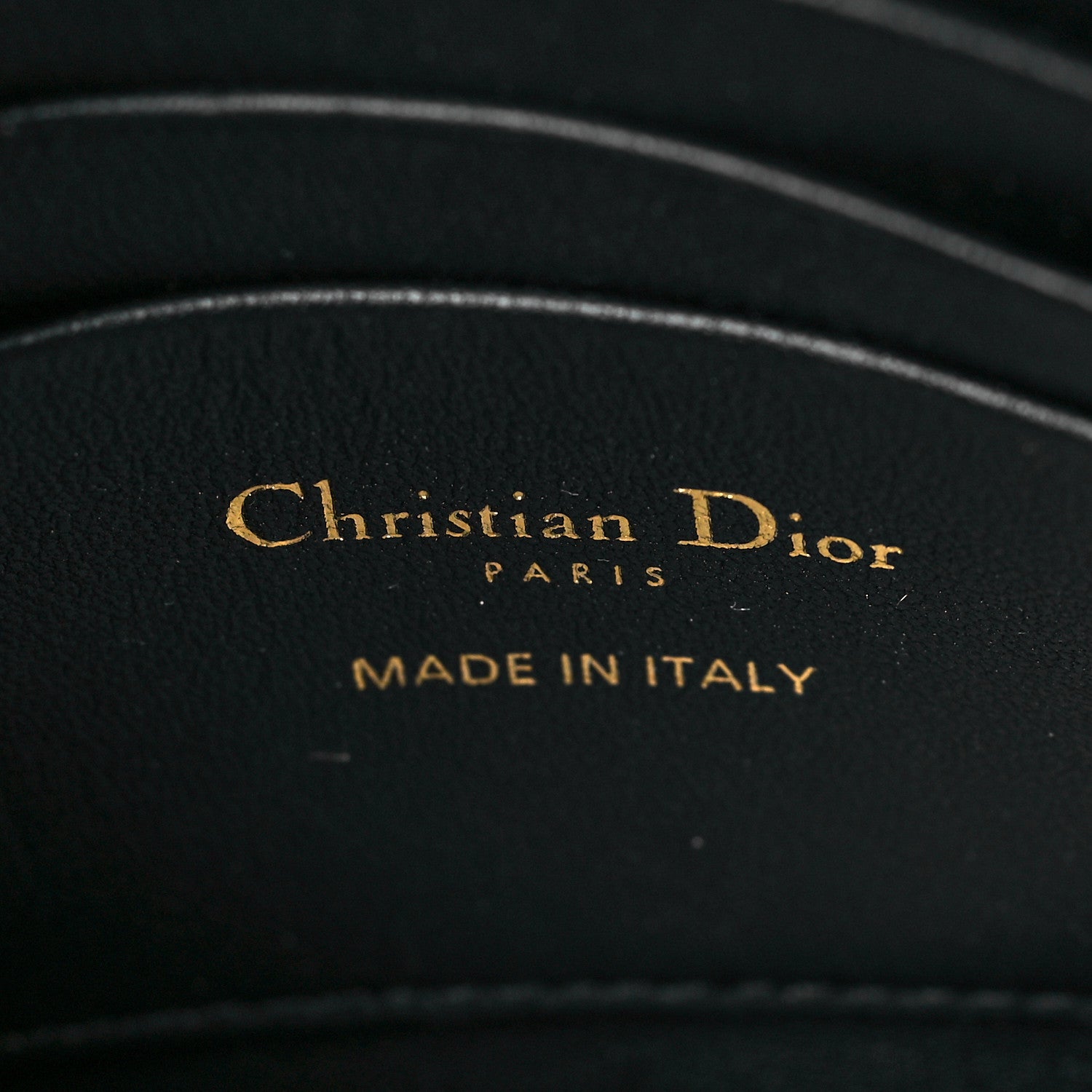 Christian Dior Supple Calfskin Cannage Caro Pouch with Chain Black 6 of 10