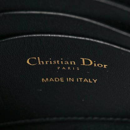 Christian Dior Supple Calfskin Cannage Caro Pouch with Chain Black 6 of 10