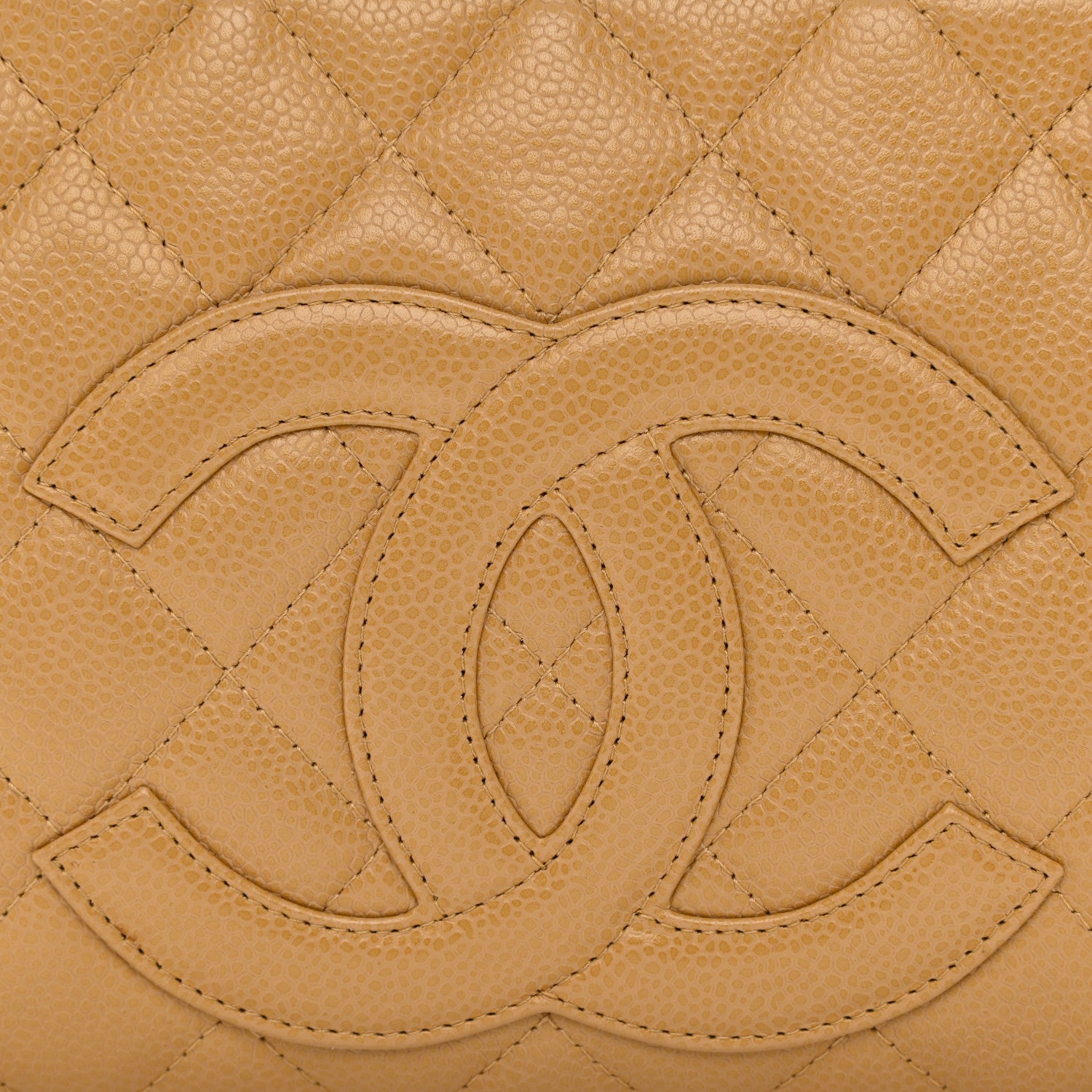 Chanel Caviar Quilted Small Bowler Beige 8 of 10