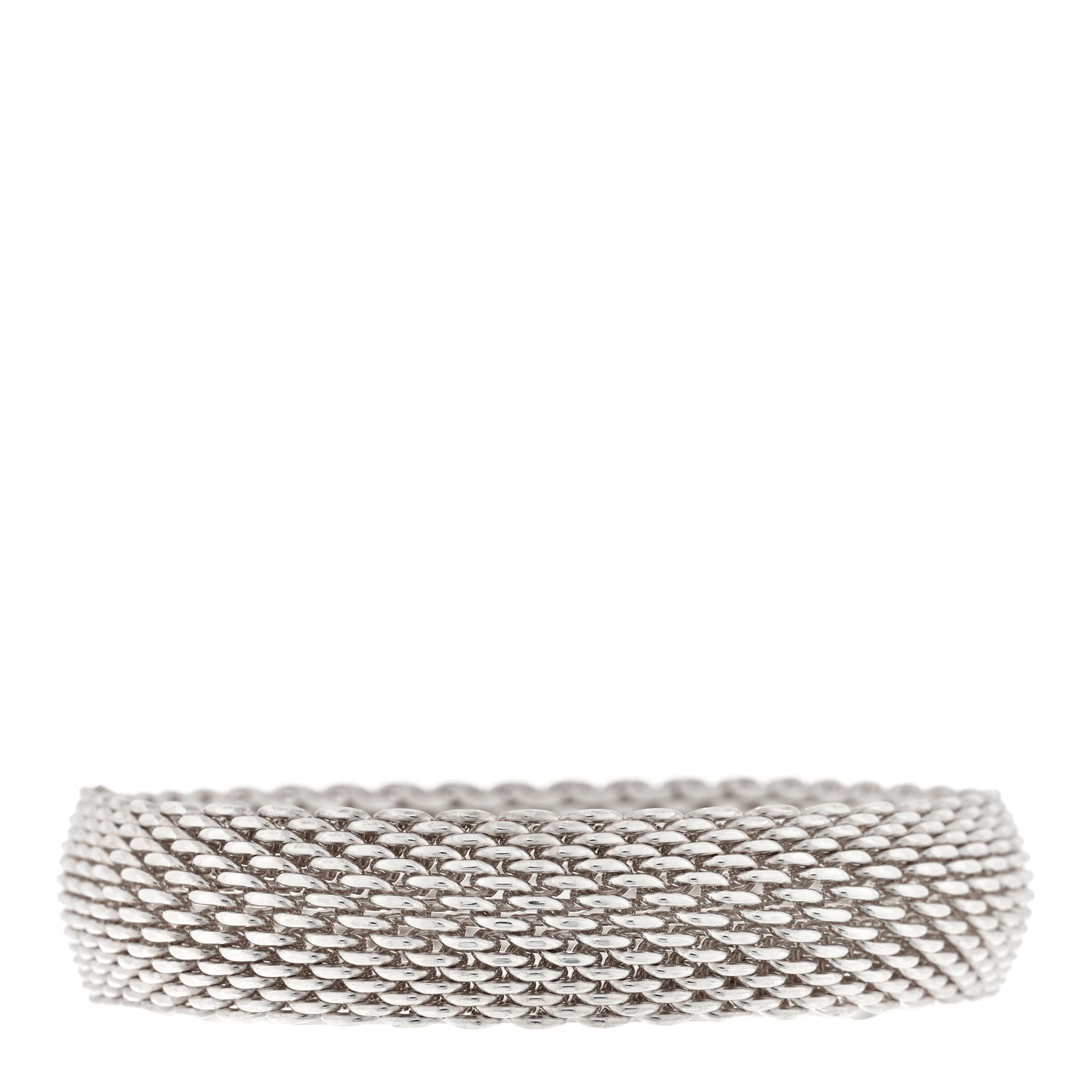 Tiffany Sterling Silver Somerset Mesh Bracelet 1 of 3