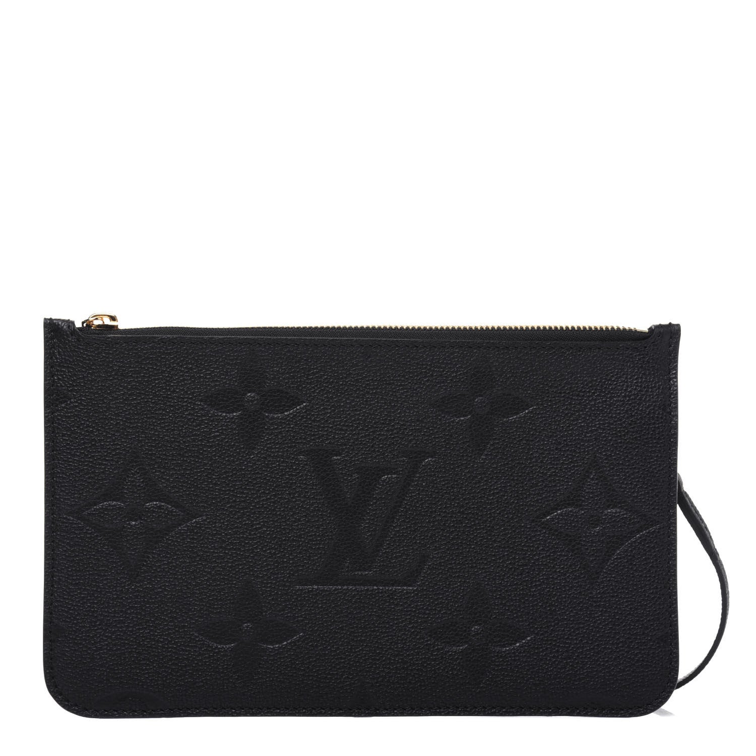 Louis Vuitton Empreinte Monogram Giant Neverfull MM Pochette Black 1 of 8