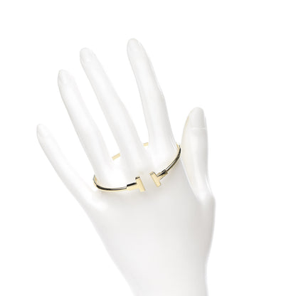 Tiffany 18K Yellow Gold T Wire Bracelet 2 of 4